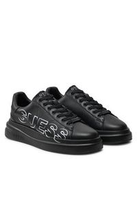 Guess Sneakersy FMPELB FAB12 Czarny. Kolor: czarny. Materiał: skóra