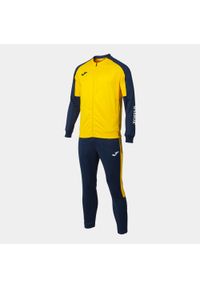 Dres do piłki nożnej dla dzieci Joma Eco championship. Kolor: niebieski, wielokolorowy, żółty. Materiał: dresówka. Styl: sportowy