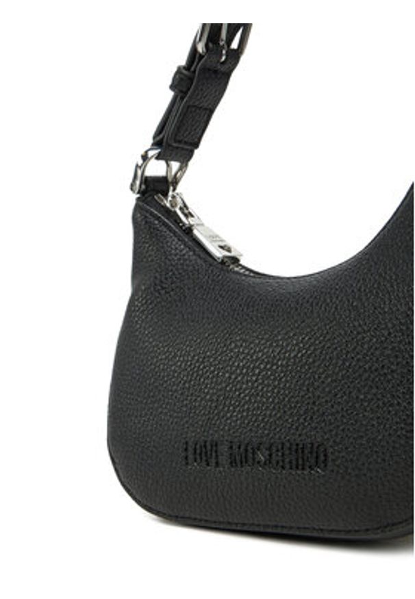 Love Moschino - LOVE MOSCHINO Torebka JC4019PP1MLT000B Czarny. Kolor: czarny. Materiał: skórzane