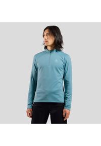 Odlo - Bluza techniczna męska ODLO Essential Light Mid Layer z krótkim zamkiem. Kolor: niebieski. Długość: krótkie #1