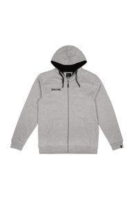 SPALDING - Dziecięca bluza z kapturem zapinana na zamek Spalding Flow. Typ kołnierza: kaptur. Kolor: szary #2