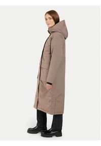 Didriksons Parka Leya 504846 Brązowy Relaxed Fit. Kolor: brązowy. Materiał: syntetyk #4