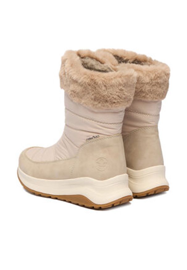 Rieker Śniegowce CEO-Z0983-60 Beżowy. Kolor: beżowy. Materiał: materiał