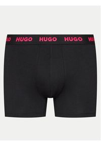 Hugo Komplet 3 par bokserek 50503079 Czarny. Kolor: czarny. Materiał: bawełna