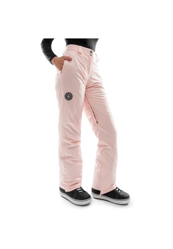 SIROKO - Spodnie snowboardowe damskie P1-W Pilat. Kolor: różowy. Sezon: zima. Sport: snowboard