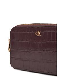 Calvin Klein Torebka LV04F3285G Bordowy. Kolor: czerwony. Materiał: skórzane #3