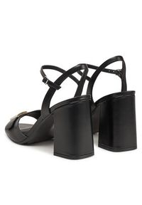 Calvin Klein Sandały Heel Sandal 85 W/Ck Hw - Lth HW0HW02485 Czarny. Kolor: czarny. Materiał: skóra #3