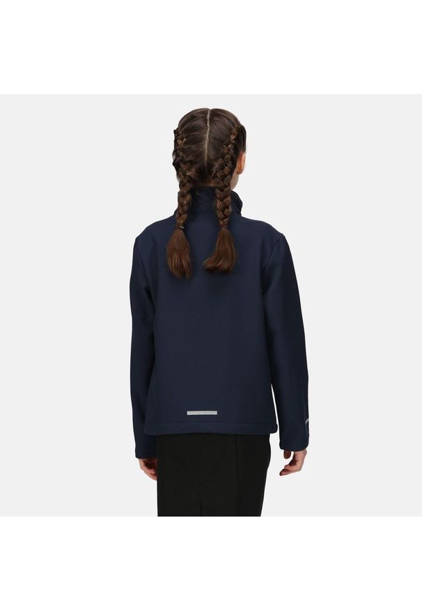 Regatta - Softshell dziecięcy Ablaze. Kolor: szary, niebieski, wielokolorowy. Materiał: softshell