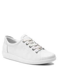 ecco - ECCO Sneakersy Soft 2.0 20650301007 Biały. Kolor: biały. Materiał: skóra #3