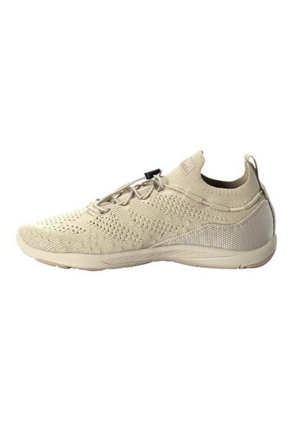Buty do chodzenia damskie Jack Wolfskin Spirit Knit Low. Kolor: beżowy. Materiał: syntetyk, materiał. Szerokość cholewki: normalna. Sport: turystyka piesza