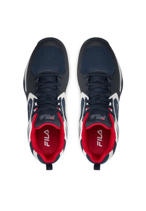 Fila Buty do tenisa Veloce Men FTM24103 Granatowy. Kolor: niebieski. Materiał: materiał. Sport: tenis