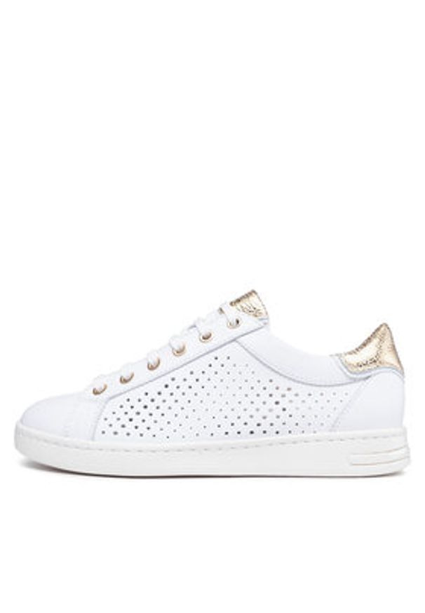 Geox Sneakersy D Jaysen B D151BB 085CF C0232 Biały. Kolor: biały. Materiał: skóra
