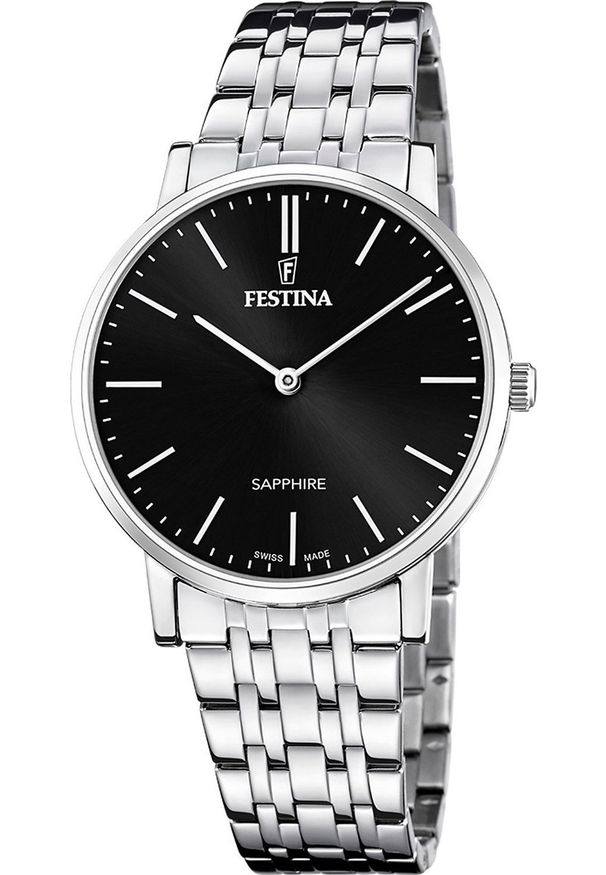 Zegarek męski Festina F20045-4 srebrny. Kolor: srebrny