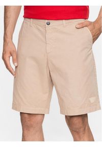 Emporio Armani Underwear Szorty materiałowe 211824 3R471 00051 Beżowy Regular Fit. Kolor: beżowy. Materiał: bawełna