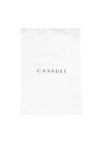Casadei - CASADEI - Białe sandały na słupku Alice. Okazja: na wesele, na ślub cywilny. Kolor: biały. Wzór: aplikacja. Obcas: na słupku. Styl: elegancki. Wysokość obcasa: średni #3