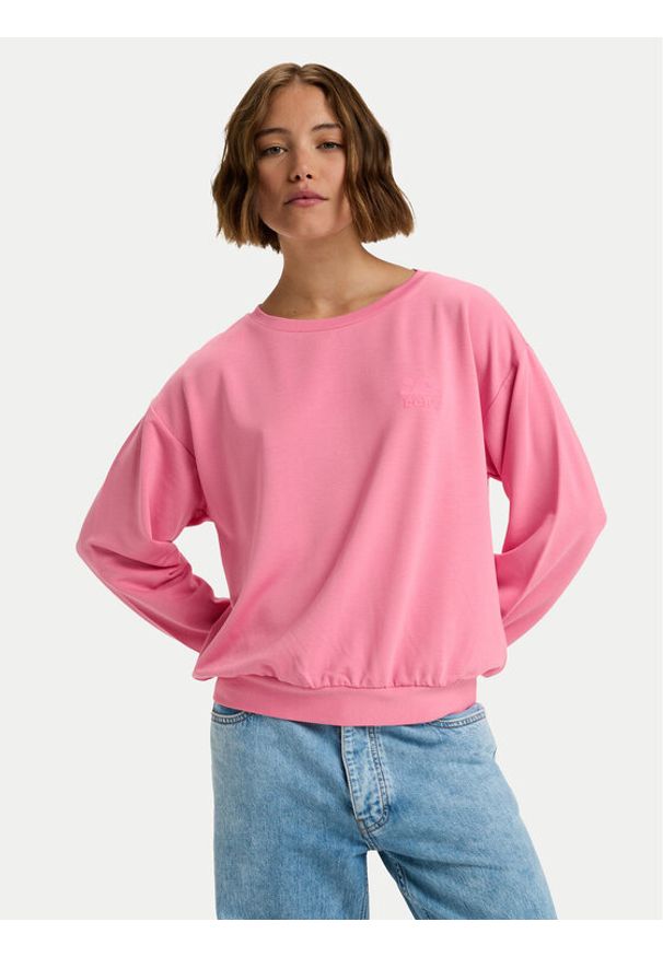 Roxy Bluza Surfing By Moonlight ERJFT05008 Różowy Regular Fit. Kolor: różowy