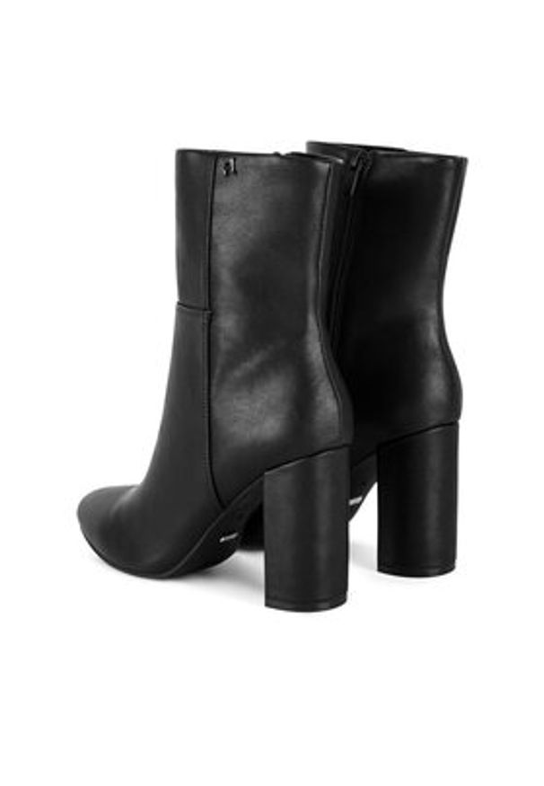 MEXX Botki MI001714543W Czarny. Kolor: czarny. Materiał: skóra