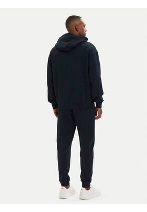 Hugo - HUGO Dres Nalonso 50522369 Granatowy Regular Fit. Kolor: niebieski. Materiał: bawełna