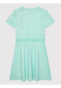 Guess Sukienka letnia J2YK16 KAZM0 Zielony Regular Fit. Kolor: zielony. Materiał: syntetyk. Sezon: lato