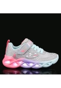 skechers - Skechers Sneakersy Color Radiant 302325L/SMLT Srebrny. Kolor: srebrny. Materiał: materiał #3