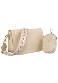 ROVICKY - Listonoszka damska Rovicky R-KP-03-F19 beżowa. Kolor: beżowy. Styl: casual