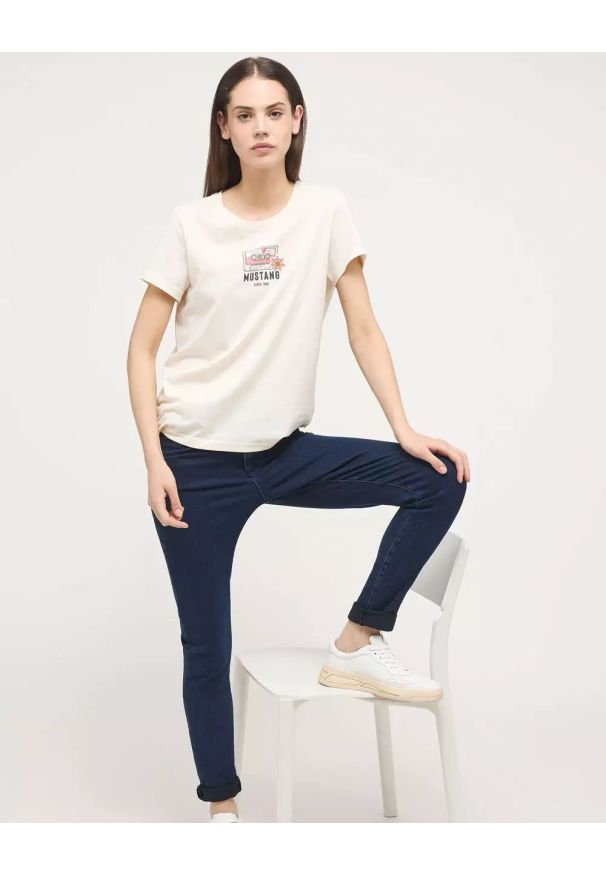 Damskie Spodnie Jeansowe Mustang Style Shelby Skinny Denim Blue 1014342 5000 702