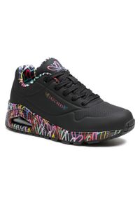 skechers - Sneakersy SKECHERS - Loving Love 155506/BBK Black. Okazja: na co dzień. Kolor: czarny. Materiał: skóra #1