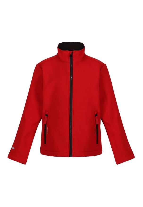 Regatta - Kurtka Dziecięca/dziecięca Ablaze 2 Layer Soft Shell Jacket. Kolor: czerwony, czarny, wielokolorowy