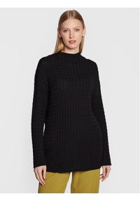 Moss Copenhagen Sweter Jalda Rachelle 17177 Czarny Oversize. Kolor: czarny. Materiał: wiskoza #1