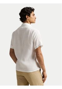 Polo Ralph Lauren Koszula 710966421007 Biały Classic Fit. Typ kołnierza: polo. Kolor: biały. Materiał: len