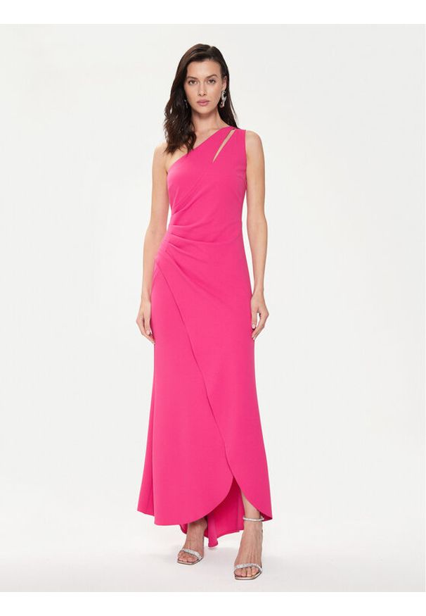 Rinascimento Sukienka wieczorowa CFC0118275003 Różowy Regular Fit. Kolor: różowy. Materiał: syntetyk. Styl: wizytowy