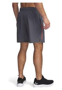 Spodenki treningowe męskie Under Armour Woven Wordmark. Kolor: szary. Sport: fitness