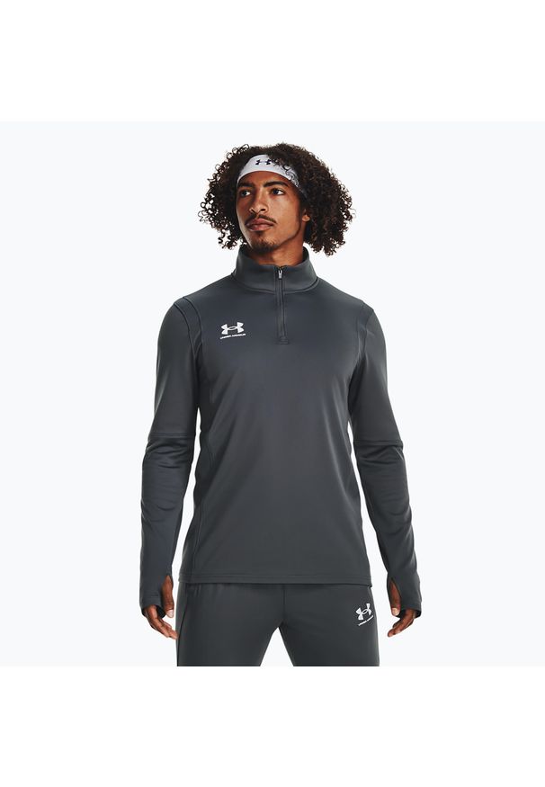Bluza piłkarska męska Under Armour Challenger Midlayer. Kolor: szary. Sport: piłka nożna