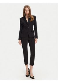 Elisabetta Franchi Marynarka GI-149-51E2 Czarny Regular Fit. Kolor: czarny. Materiał: syntetyk #4