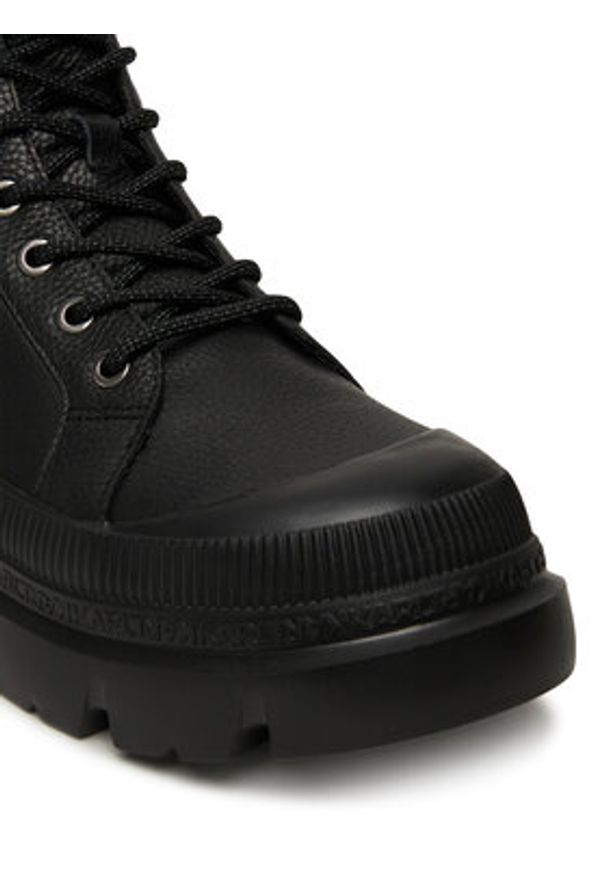 Karl Lagerfeld - KARL LAGERFELD Trapery Trekka Max Lock KL43542 Czarny. Kolor: czarny. Materiał: skóra