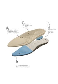 Renee - Ciemnobeżowe Czółenka VICES z Dzianiny na Geometrycznym Słupku z Wkładką Soft-Step Daphilane. Kolor: beżowy. Materiał: dzianina. Wzór: geometria. Obcas: na słupku #10