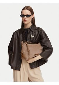 Love Moschino - LOVE MOSCHINO Torebka JC4091PP1PLD110A Beżowy. Kolor: beżowy. Materiał: skórzane #1