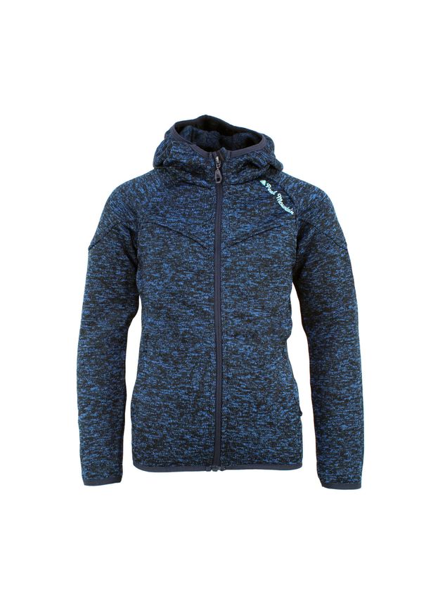 PEAK MOUNTAIN - Bluza z polaru dla dziewczynki Peak Mountain Gatora. Kolor: niebieski. Materiał: polar. Sezon: zima. Sport: narciarstwo