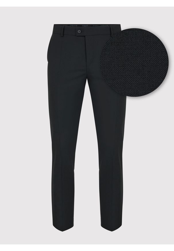 Pako Lorente - PAKO LORENTE – Spodnie garniturowe w kolorze czarnym. Kolor: czarny. Materiał: wełna, poliester, elastan