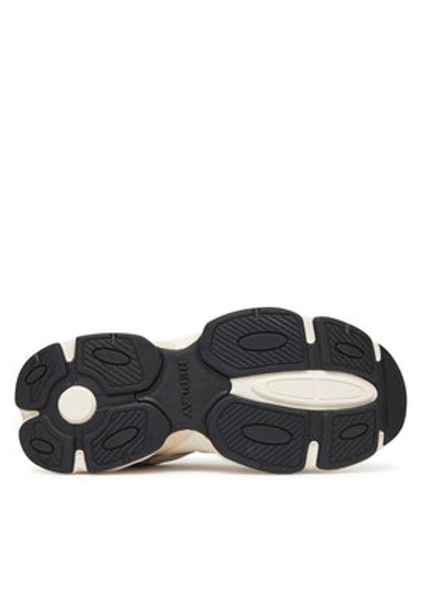 Replay - REPLAY Sneakersy GWS9N .000.C0012T Beżowy. Kolor: beżowy. Materiał: skóra