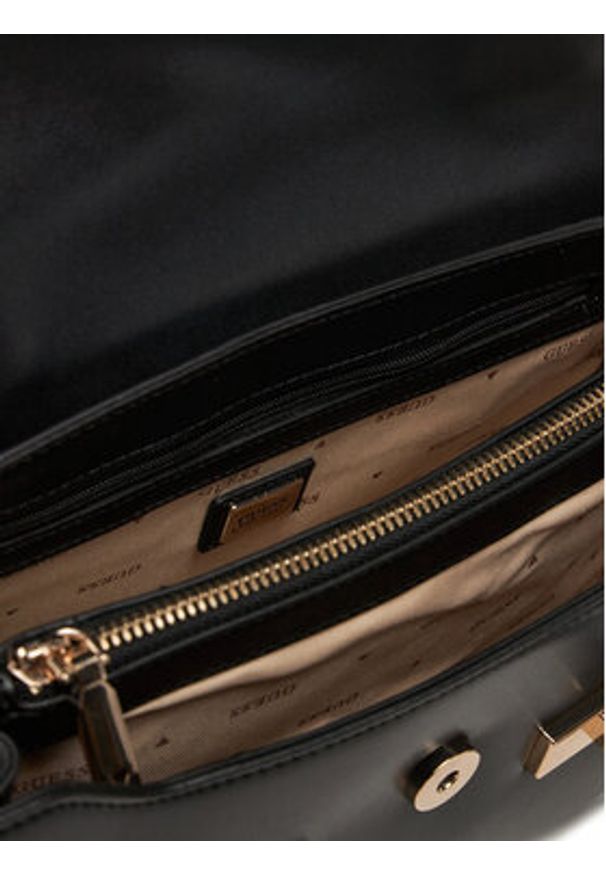 Guess Torebka HWEVG9 64120 Czarny. Kolor: czarny. Materiał: skórzane