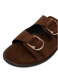 U.S. Polo Assn. Klapki EO-KATYA001W/6S1 Brązowy. Kolor: brązowy. Materiał: zamsz, skóra #4
