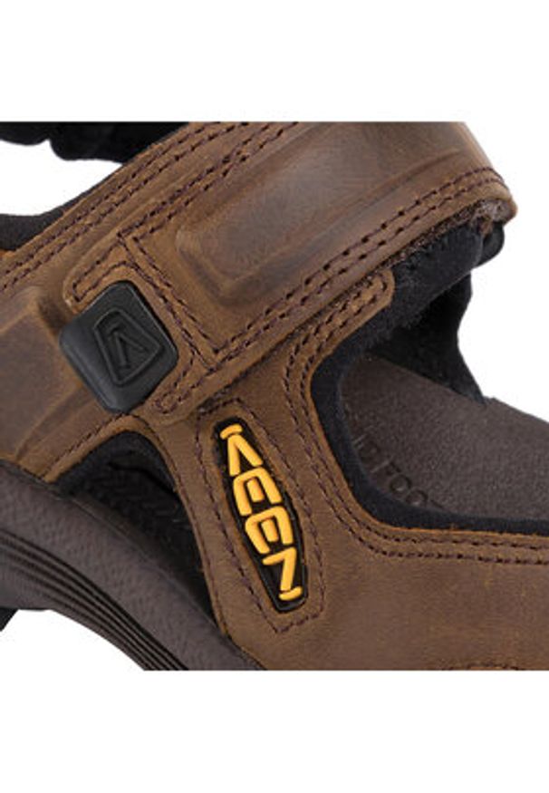 keen - Keen Sandały Targhee III Open Toe Sandal 1022423 Brązowy. Nosek buta: otwarty. Kolor: brązowy. Materiał: skóra, nubuk