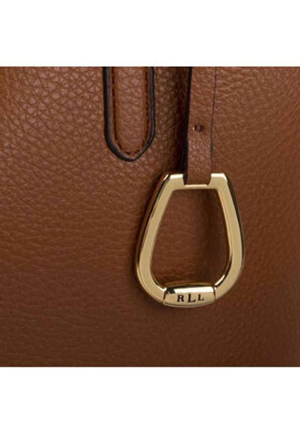 Lauren Ralph Lauren - LAUREN RALPH LAUREN Torebka Rvrsble Tote 431795329002 Brązowy. Kolor: brązowy. Materiał: skórzane