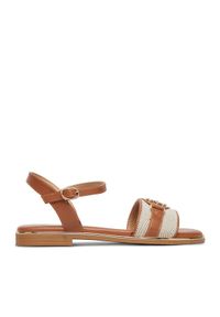 Nine West Klapki CEO-6165-33 Brązowy. Kolor: brązowy. Materiał: materiał #1