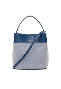Furla Torebka Amelia M Bucket WB01953 BX4421 CN 4296S Granatowy. Kolor: niebieski. Materiał: skórzane #6