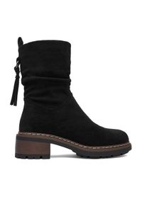 Clara Barson Botki CEO-WS6396-02 Czarny. Kolor: czarny. Materiał: materiał