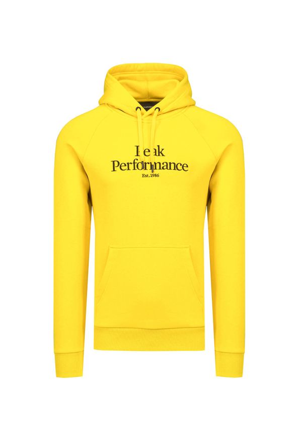 Peak Performance - Bluza PEAK PERFORMANCE ORIGINAL HOOD. Materiał: dresówka, poliester, bawełna. Wzór: haft, napisy. Sezon: wiosna