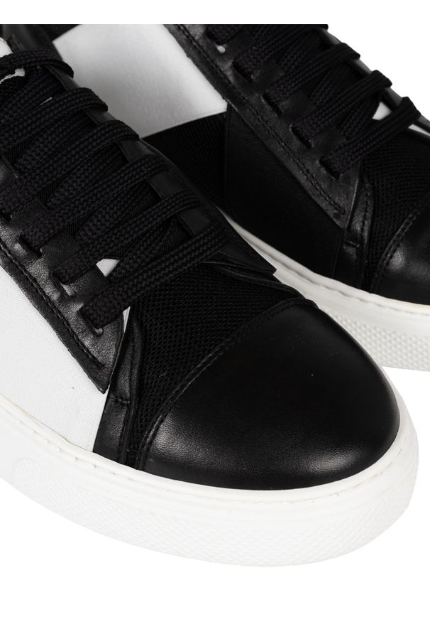 Ice Play Sneakersy | TENDER002M3LM1 | Mężczyzna | Czarny. Okazja: na co dzień, na spacer. Nosek buta: okrągły. Kolor: czarny. Materiał: tkanina, skóra. Sport: turystyka piesza
