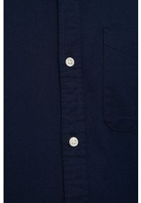 PRODUKT by Jack & Jones - Produkt by Jack & Jones koszula bawełniana męska kolor granatowy regular z kołnierzykiem button-down. Typ kołnierza: button down. Kolor: niebieski. Materiał: bawełna. Długość rękawa: krótki rękaw. Długość: krótkie #2